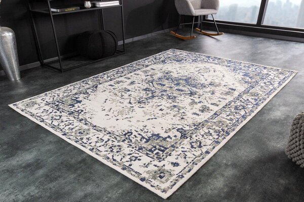 Nemecko - Orientálny bavlnený koberec OLD MARRAKESCH 230 x 160 cm, béžovo, šedomodrý