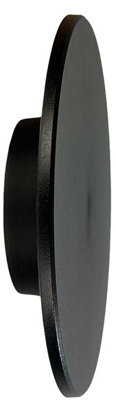 Exteriérové nástenné LED svietidlo Disk, 1x LED 15w, CCT, čierna