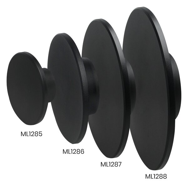 Exteriérové nástenné LED svietidlo Disk, 1x LED 9w, CCT, čierna