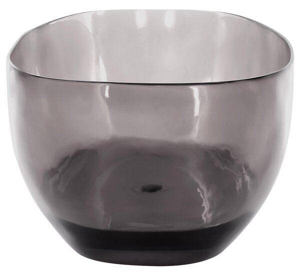 Voľne stojaca vaňa priehľadná čierna z materiálu solid surface 169 x 78 cm oválne pre jednu osobu moderný dizajn