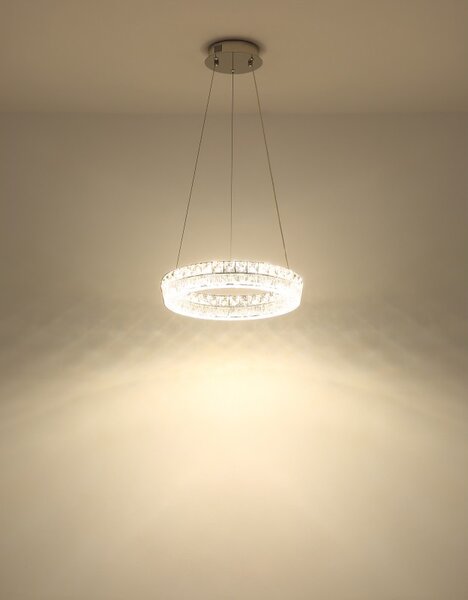 Globo 67387-24 LED závesné stropné svietidlo LAUREL | 24W integrovaný LED zdroj | 2200lm | 2700-6000K