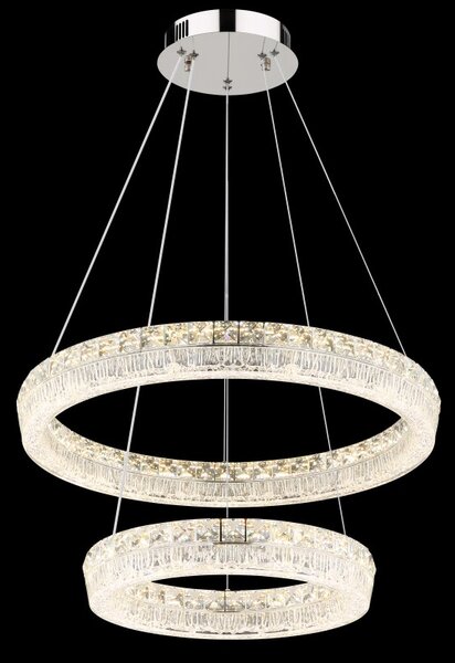 Globo 67387-60 LED závesné stropné svietidlo LAUREL | 60W integrovaný LED zdroj | 4900lm | 2700-6000K