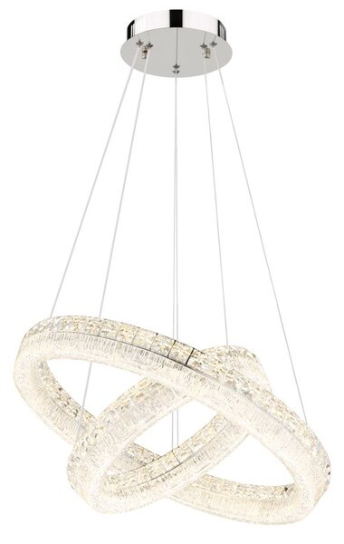 Globo 67387-60 LED závesné stropné svietidlo LAUREL | 60W integrovaný LED zdroj | 4900lm | 2700-6000K
