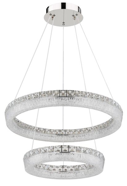 Globo 67387-60 LED závesné stropné svietidlo LAUREL | 60W integrovaný LED zdroj | 4900lm | 2700-6000K