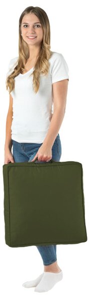 Vankúš na sedenie tmavozelený OUTDOOR