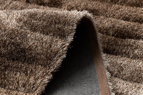 Dywany Łuszczów , Kusový koberec Flim 007-B3 Stripes brown, 120x160, hnedá, obývacia izba