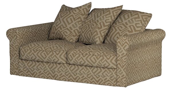 Poťah 2-miestnej sekcie Grönlid farba produktu béžová látka zapletaná, vzorované
