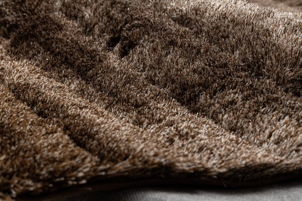Dywany Łuszczów , Kusový koberec Flim 007-B3 Stripes brown, 120x160, hnedá, obývacia izba