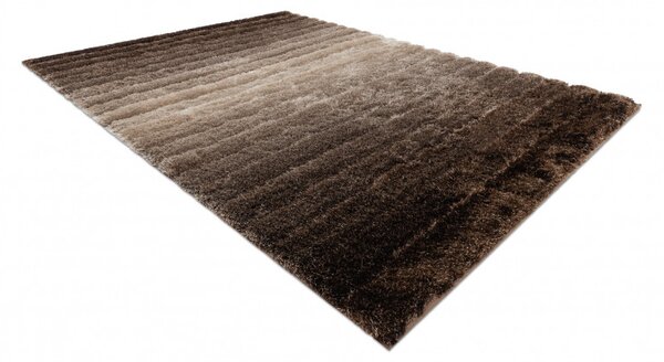 Dywany Łuszczów , Kusový koberec Flim 007-B3 Stripes brown, 120x160, hnedá, obývacia izba