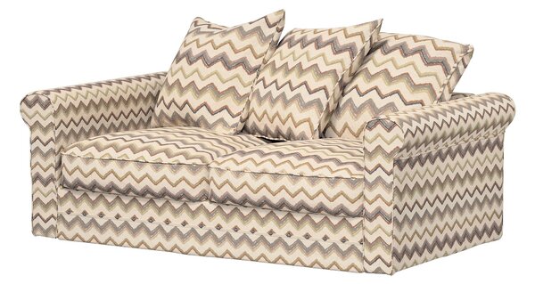 Poťah 2-miestnej sekcie Grönlid farba produktu béžová látka zapletaná, vzorované