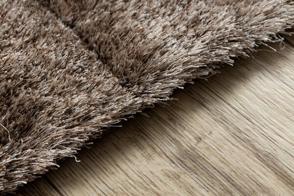 Dywany Łuszczów , Kusový koberec Flim 007-B3 Stripes brown, 120x160, hnedá, obývacia izba
