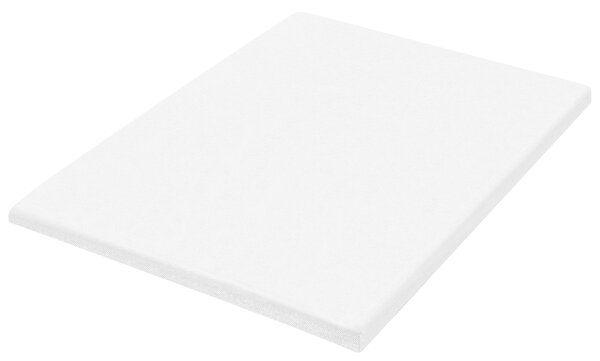Vrchný matrac biela PU pena polyesterový poťah 120 x 200 cm topper podložka na posteľ spálňa