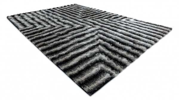 Dywany Łuszczów , Kusový koberec Flim 010-B3 grey, 80x150, šedá, obývacia izba