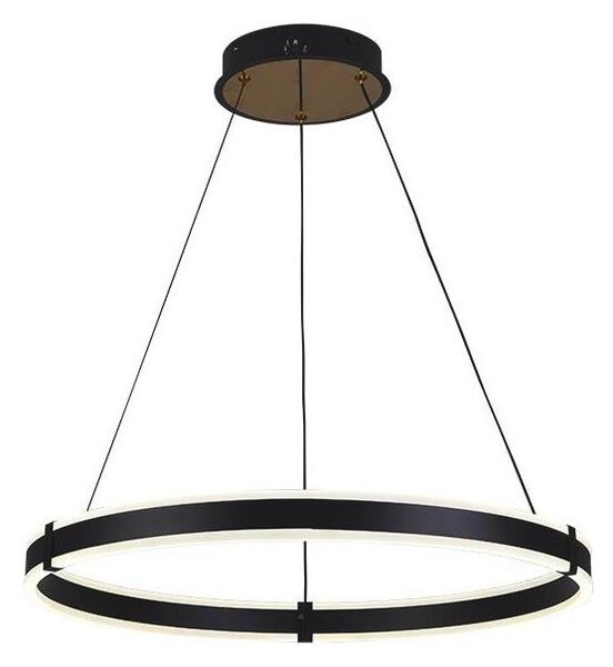 Brilagi-LED Stmievateľný luster na lanku CIRCLE LED/85W/230V 3000-6500K čierna + DO