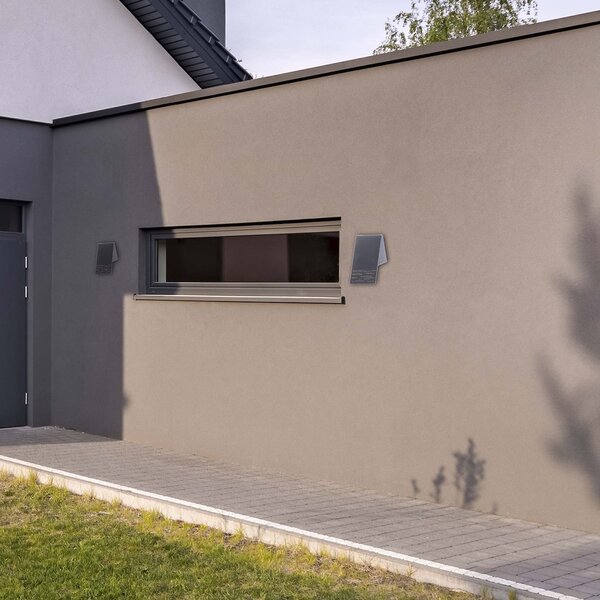 Exteriérové nástenné LED svietidlo Line, 1x LED 10w, tmavosivá