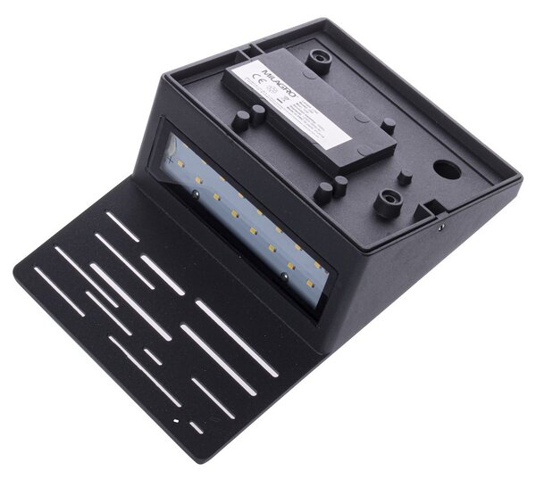 Exteriérové nástenné LED svietidlo Line, 1x LED 10w, tmavosivá