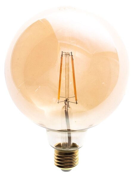 Dekoračná LED žiarovka E27 teplá 2700k 6w 700 lm jantárová