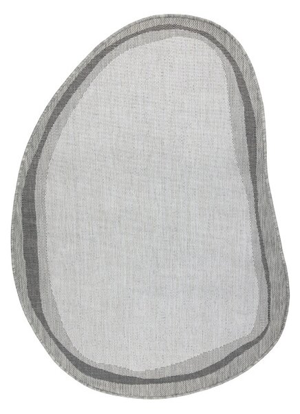 Koberec ORGANIC 2125 / krémový / sivý / naturálny