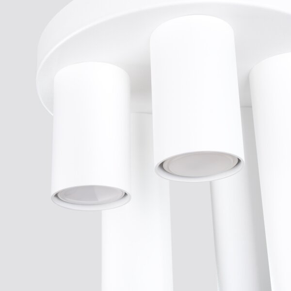 Sollux SL.1465 - Bodové svietidlo LAGOS 5xGU10/10W/230V biela