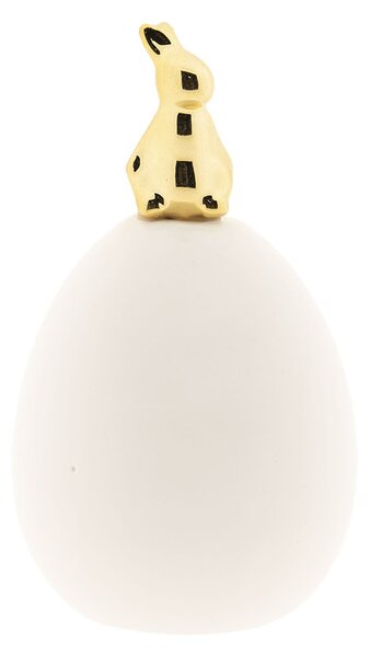 Dekoračné vajcia so zlatým králikom - Ø 10 * 13 cm