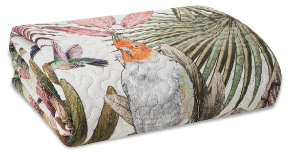 PREHOZ NA POSTEĽ PARROT 170X210 CM VZOROVANÝ