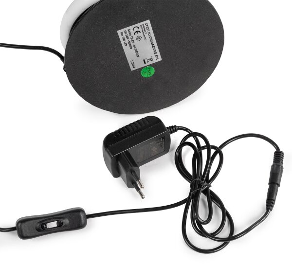 ONLI - LED Stolná lampa TWIST LED/12W/230V 4000K 40 cm čierna