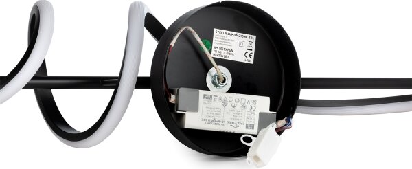 ONLI - LED Nástenné svietidlo TWIST LED/25W/230V 4000K čierna