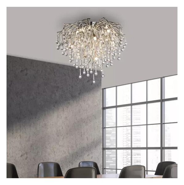 Paul Neuhaus 8091-55 - Prisadený luster ICICLE 9xG9/40W/230V pr. 50 cm chróm