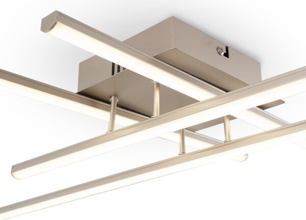 Brilagi - LED stropné svietidlo STRIPES LED/37W/230V strieborné