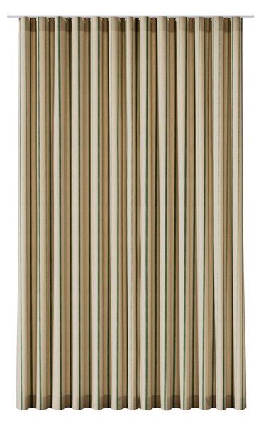 Zaves s riasením WAVE farba produktu zelená látka vzorované