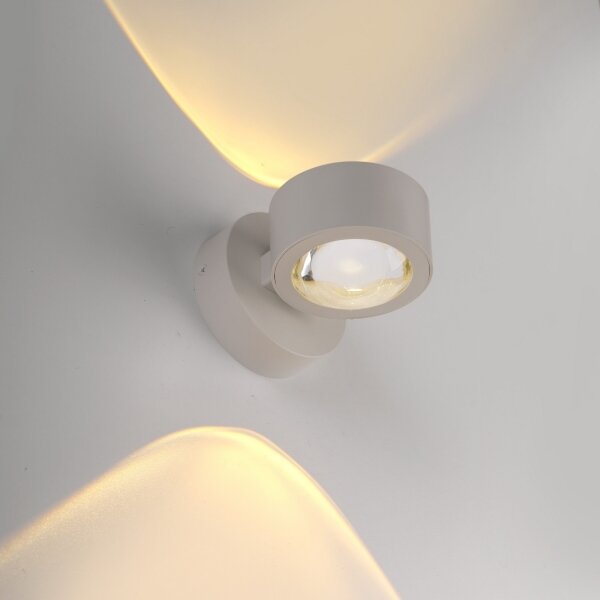 Schöner Wohnen 19331-39 - LED nástenné svietidlo CHIA 2xLED/2W/230V sivá