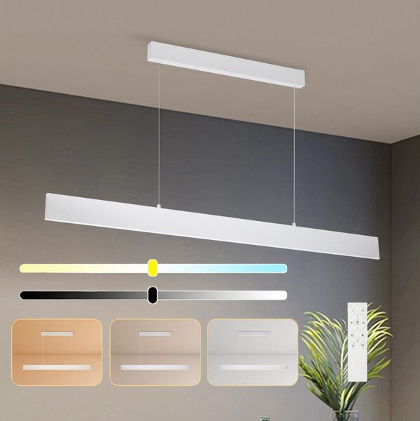 Brilagi - LED Stmiev. luster na lanku SLIMLINE LED/40W/230V 3000-6000K biela + DO