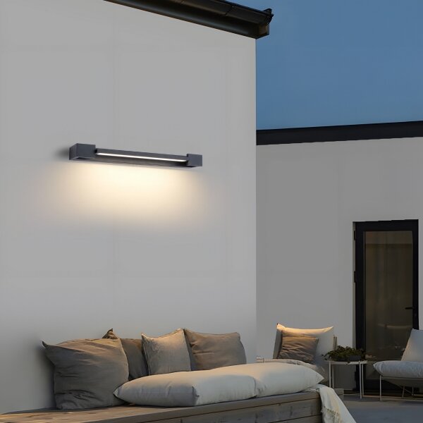 Brilagi - Kúpeľňové LED osvetlenie zrkadla AQUA LINE LED/12W/230V 45 cm IP44 antracit