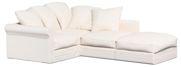 Poťah rohovej časti Grönlid farba produktu béžová látka zapletaná