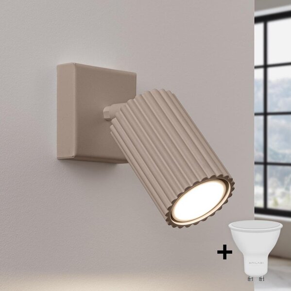 Brilagi - LED nástenné bodové svietidlo CRESTO 1xGU10/10W/230V taupe