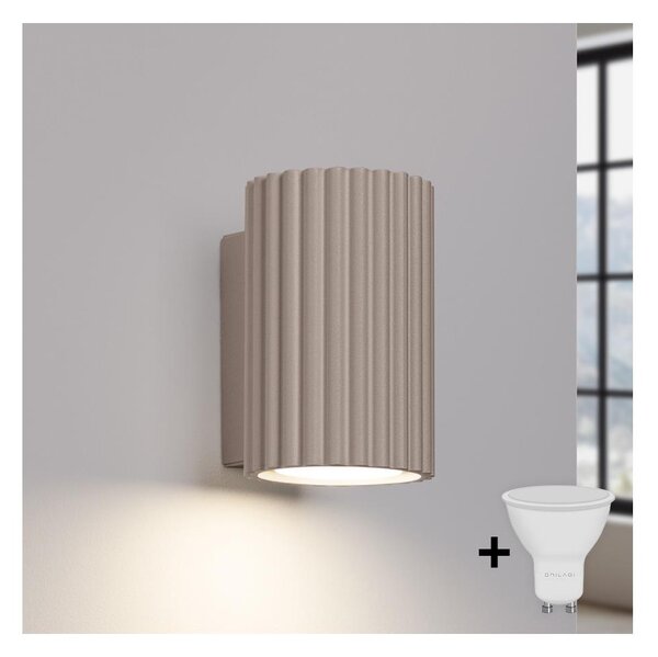 Brilagi - LED nástenné svietidlo CRESTO 1xGU10/10W/230V 10 cm taupe