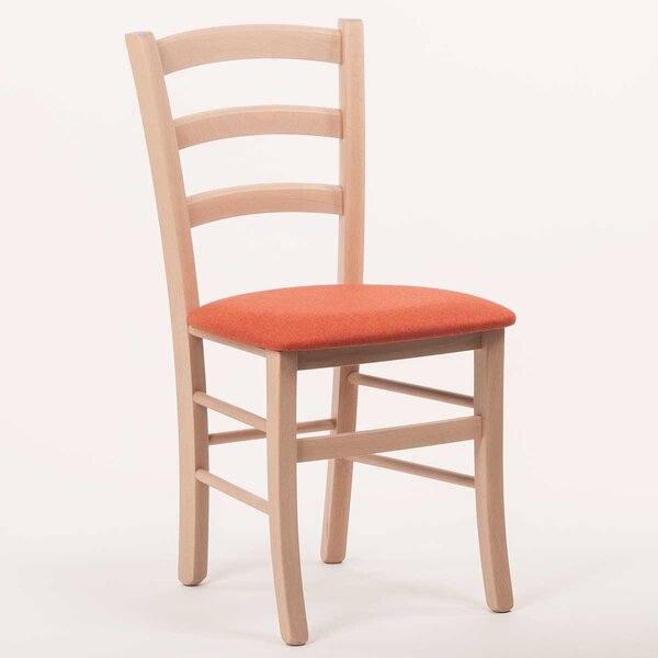 Stima stolička PAYSANE s čalúneným sedákom Vyberte variant ->: Dub Sonoma, Vyberte látku ->: LUX Terracotta 10