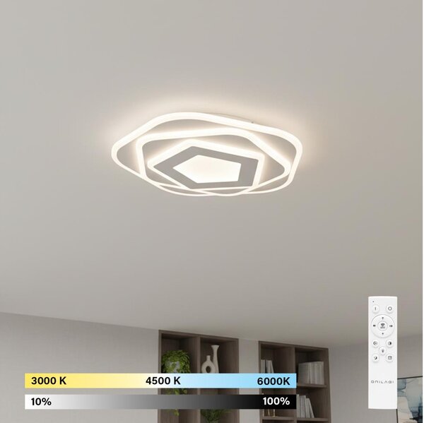 Brilagi - LED stmievateľné stropné svietidlo MODERN LED/64W/230V 3000-6000K + diaľkový ovládač