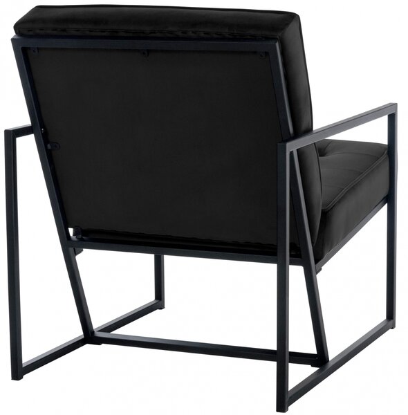 Kreslo Avon lounger - zamat - Čierna