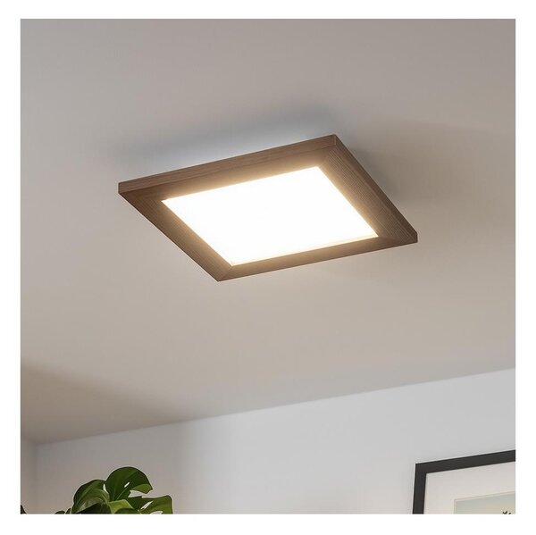 Brilagi - LED Stropné svietidlo SLIMFRAME WOOD LED/25W/230V 34x34 cm tmavohnedá