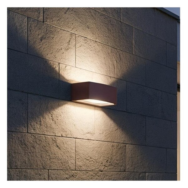 Ideal Lux - Vonkajšie nástenné svietidlo ANDROMEDA 1xE27/60W/230V IP55 hnedá