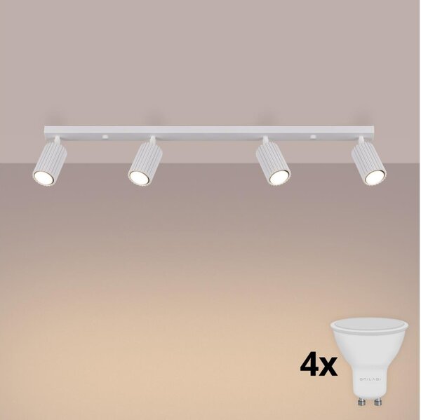 Brilagi - LED bodové svietidlo CRESTO 4xGU10/10W/230V biela