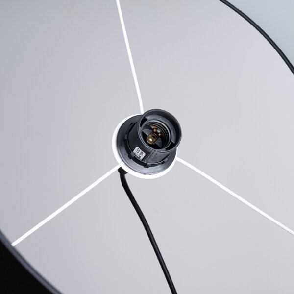 Sollux SL.1406 - Luster na lanku NOVA 1xE27/15W/230V pr. 40 cm čierna
