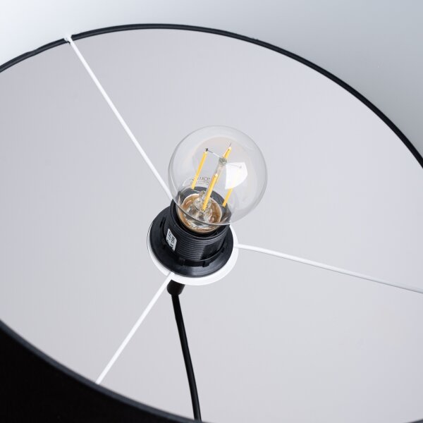 Sollux SL.1406 - Luster na lanku NOVA 1xE27/15W/230V pr. 40 cm čierna