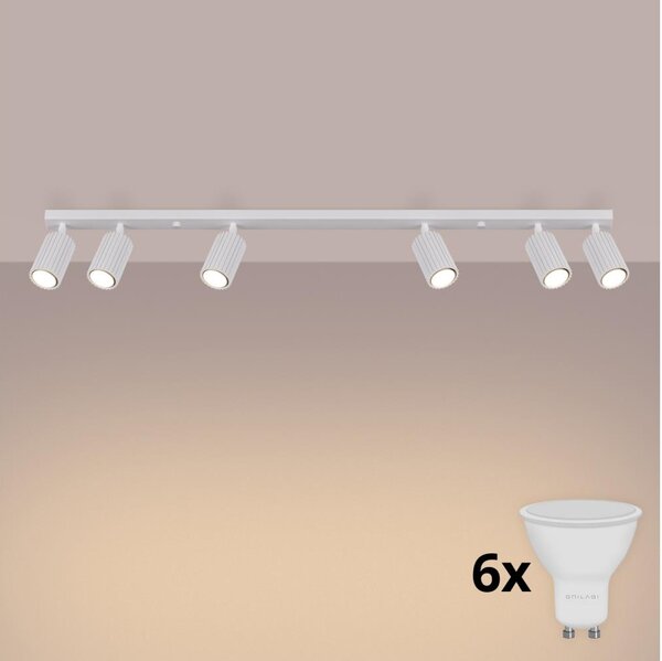 Brilagi - LED bodové svietidlo CRESTO 6xGU10/10W/230V biela