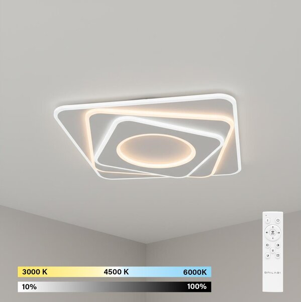 Brilagi - LED stmievateľné stropné svietidlo MODERN LED/100W/230V 3000-6000K + diaľkové ovládanie