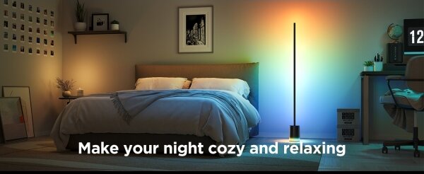 Govee - LED Stojacia lampa Smart MATTER LED RGBICWW Wi-Fi + DO