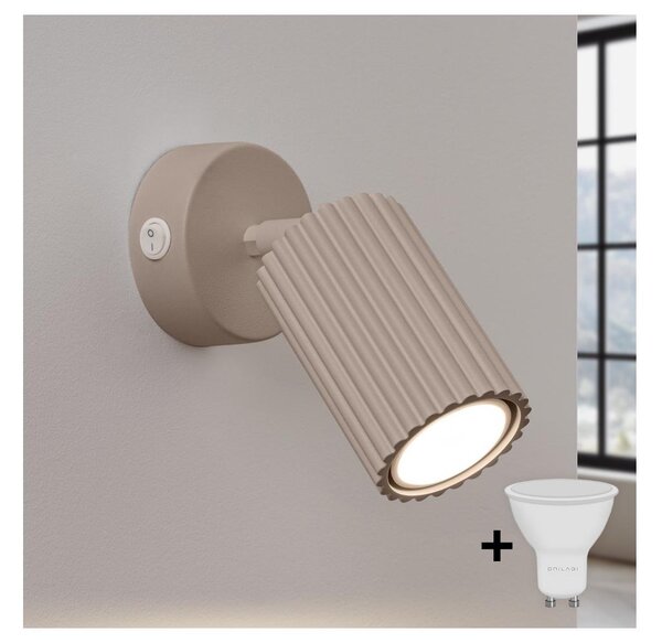 Brilagi - LED nástenné bodové svietidlo CRESTO 1xGU10/10W/230V taupe
