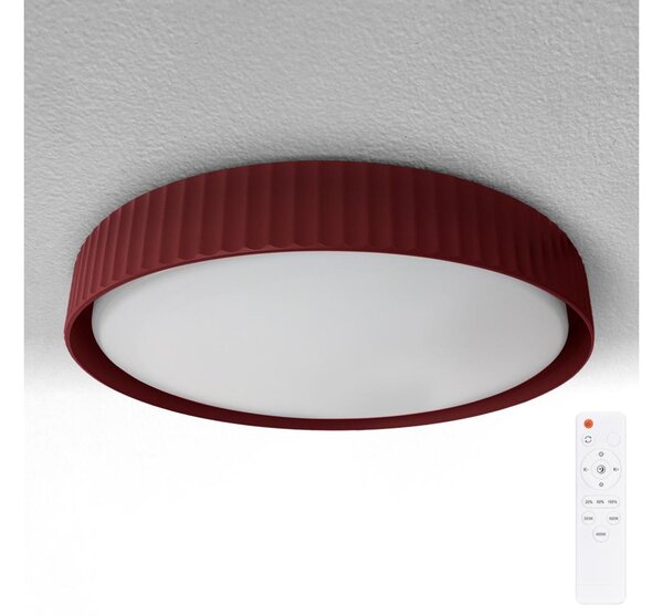 Brilagi-LED Stmievateľné stropné svietidlo LUCIA LED/48W/230V priemer 41 cm červené + DO