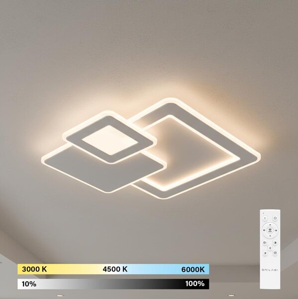 Brilagi - stmievateľné stropné LED svietidlo MODERN LED/93W/230V 3000-6000K + diaľkové ovládanie